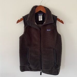 Patagonia Charcoal Fleece Vest — Women’s Size Small